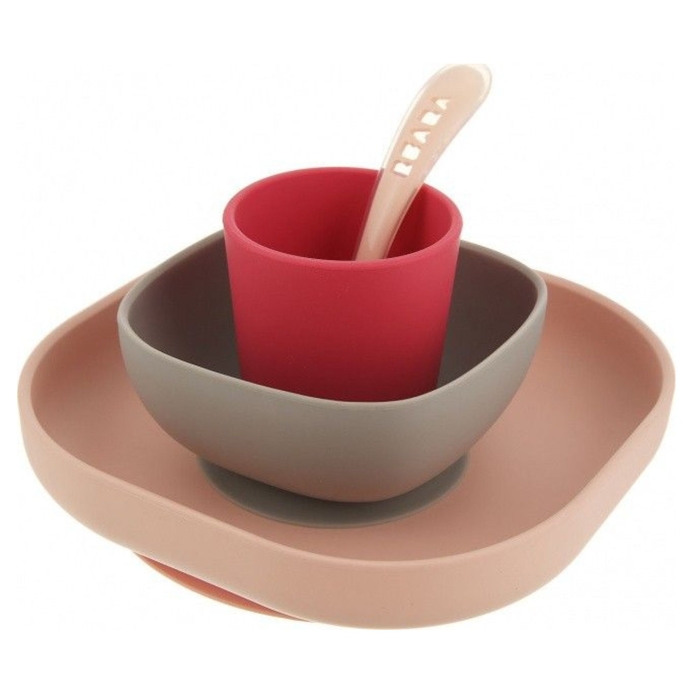 Conjunto Refeições em Silicone Béaba - Béaba - 3384349134297