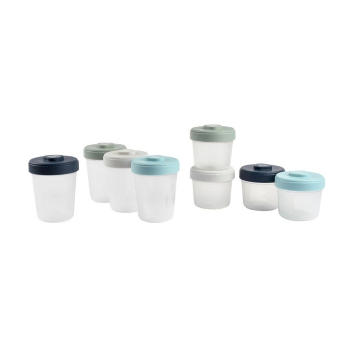 Conjunt 8 Recipientes para Alimentos Béaba 2ª Idade - Béaba - 3384349135003