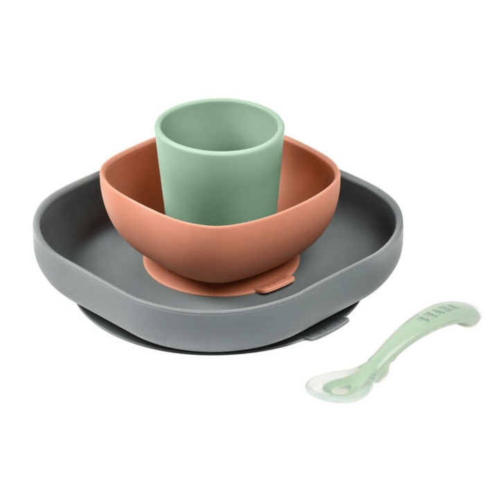 Conjunto Refeições em Silicone Béaba - Béaba - 3384349135430
