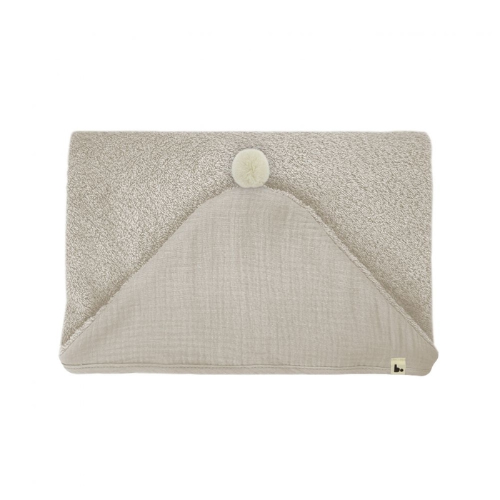 Toalha de Banho Baby Clic Plain Stone Grey - Baby Clic - 8438085249311