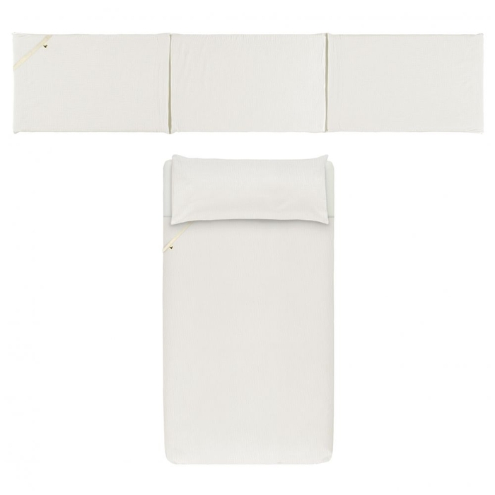 Capa de Edredão e Protetor de Berço Baby Clic Plain Ecru - Baby Clic - 8438085249717