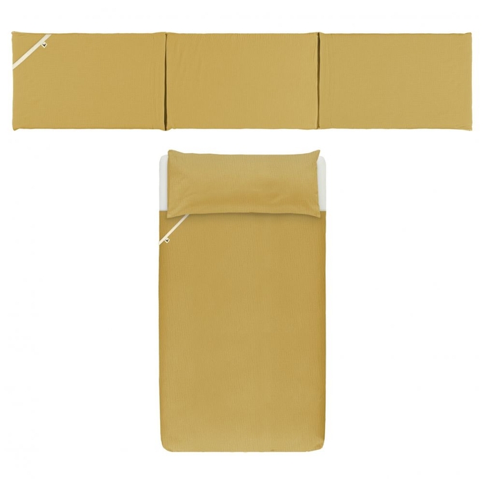 Capa de Edredão e Protetor de Berço Baby Clic Plain Mustard - Baby Clic - 8438085249731