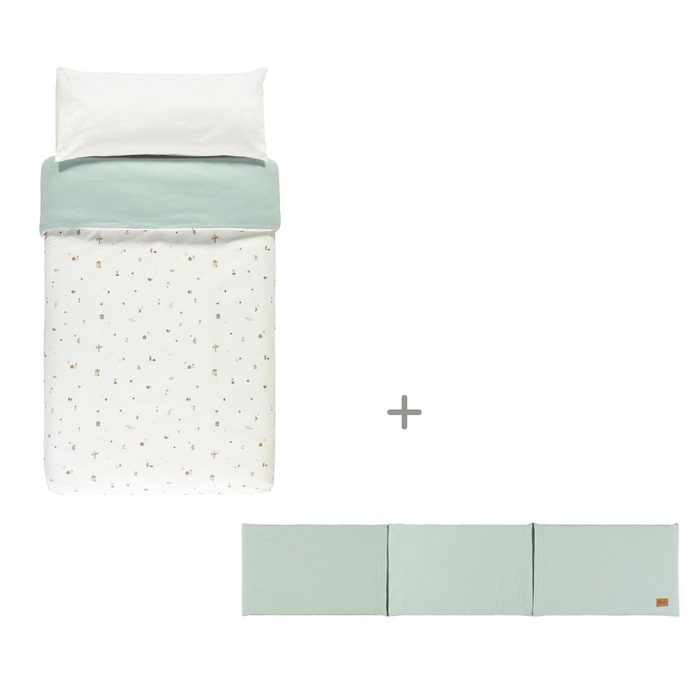 Capa de Edredão e Protetor de Berço Baby Clic Forest - Baby Clic - 8438082999813