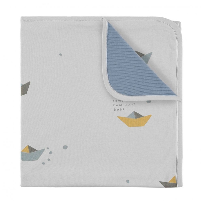 Manta de Malha Baby Clic Paper Boat - Baby Clic - 8438082985014