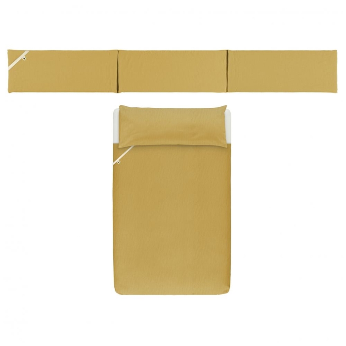 Capa de Edredão e Protetor de Berço Baby Clic Plain Mustard - Baby Clic - 8438085249786