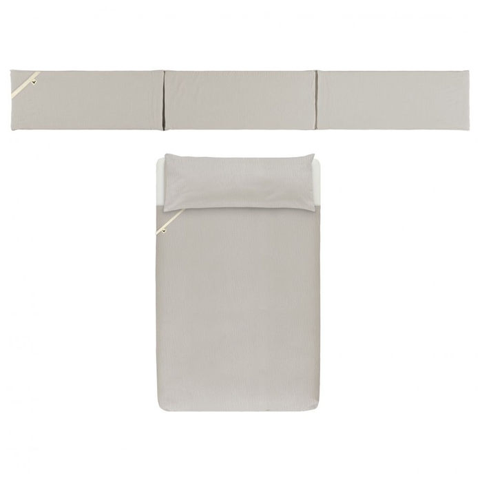 Capa de Edredão e Protetor de Berço Baby Clic Plain Stone Grey - Baby Clic - 8438085249793