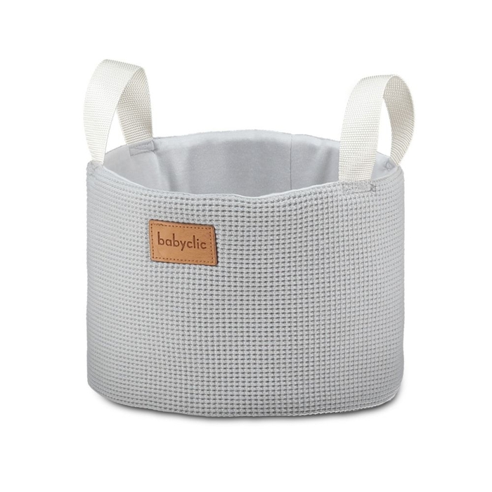 Cesto de Cosméticos Baby Clic Waffle Grey - Baby Clic - 8438082956014