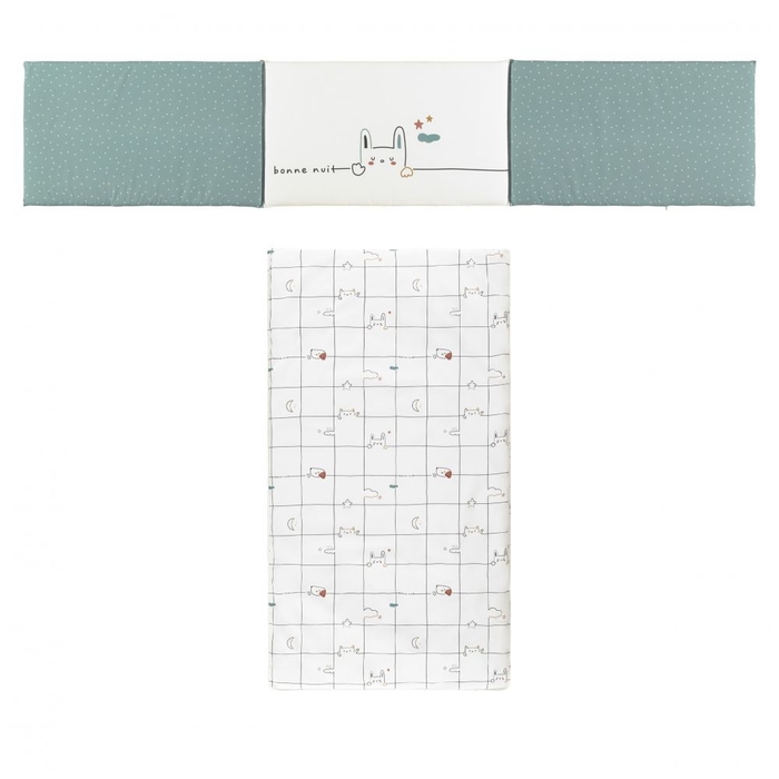 Colcha e Protetor Petit Praia Happy - Petit Praia - 8438082984284