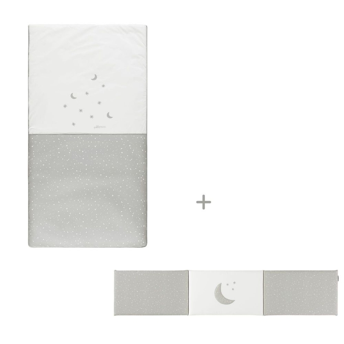 Colcha e Protetor Petit Praia Cosmos Gris - Petit Praia - 8438083000846