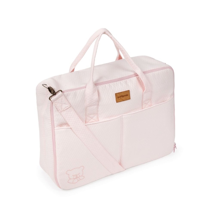 Malote de Maternidade Petit Praia Teddy Rosa - Petit Praia - 8438082912959