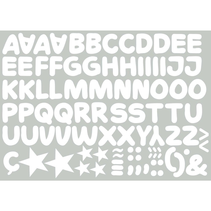 Vinil Decorativo Infantil Abecedário Alondra Alfabeto - Alondra - 8431904478824