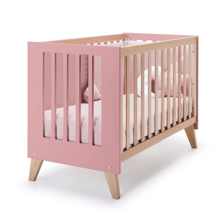 Berço Convertível Alondra Nexor Wood 4 em 1 com Barra Infantil - Alondra - NEXOR-K17-M5995