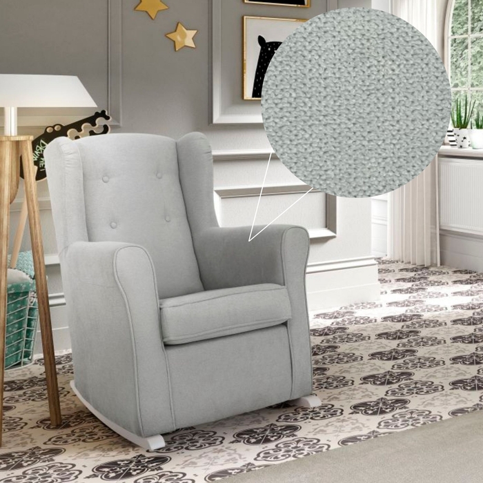 Sofá de Baloiço DC Dolce com Botões e Pés Baloiço White - Dream Concept - NI-11-DOLCE-BT-WH
