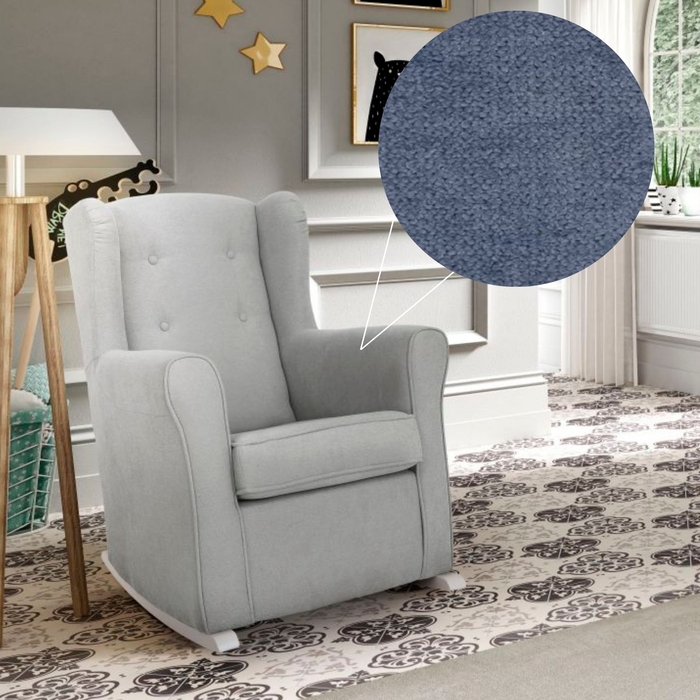 Sofá de Baloiço DC Dolce com Botões e Pés Baloiço White - Dream Concept - NI-13-DOLCE-BT-WH