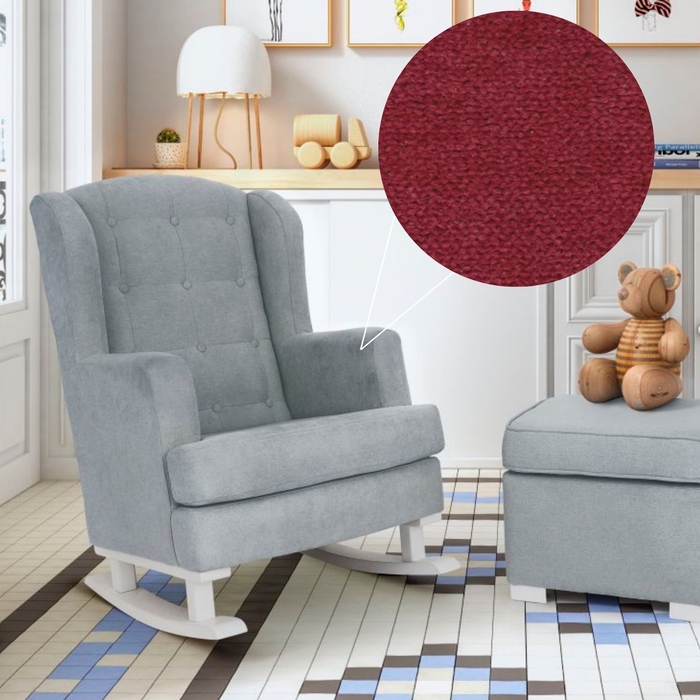 Sofá de Baloiço Privé DC com Botões e Pés Baloiço White - Dream Concept - NI-17-PRIVE-BT-WH