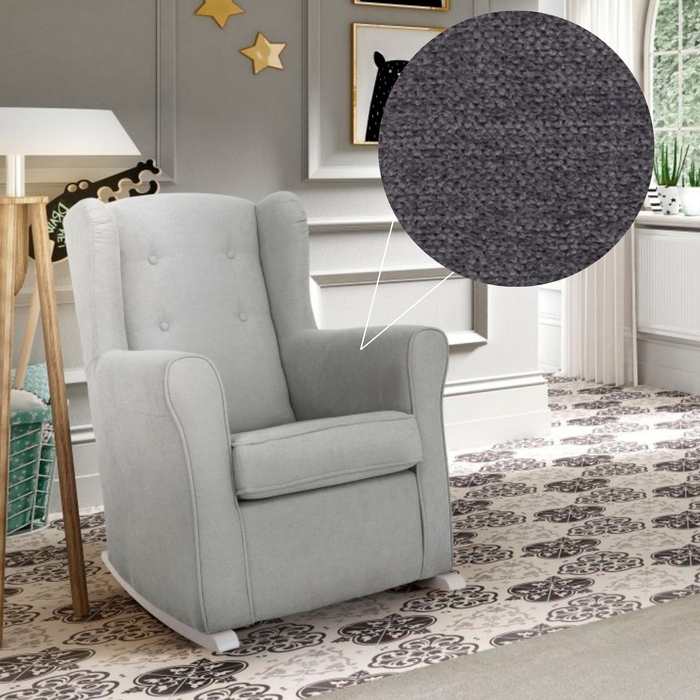 Sofá de Baloiço DC Dolce com Botões e Pés Baloiço White - Dream Concept - NI-20-DOLCE-BT-WH