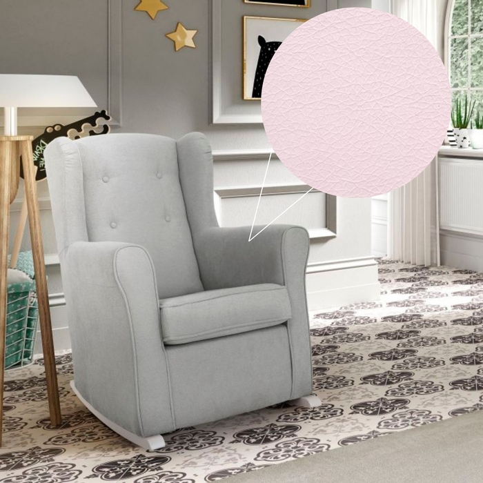 Sofá de Baloiço DC Dolce com Botões e Pés Baloiço White - Dream Concept - NP-33-DOLCE-BT-WH