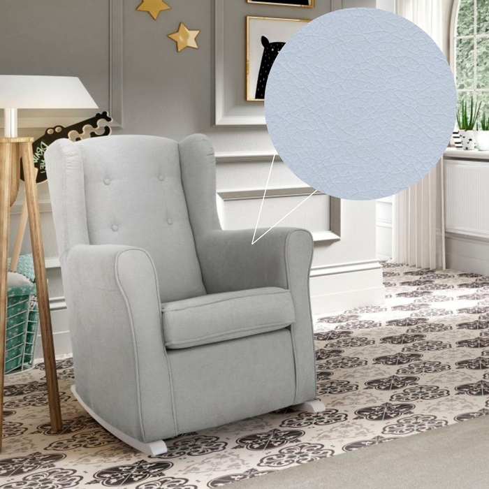 Sofá de Baloiço DC Dolce com Botões e Pés Baloiço White - Dream Concept - NP-34-DOLCE-BT-WH