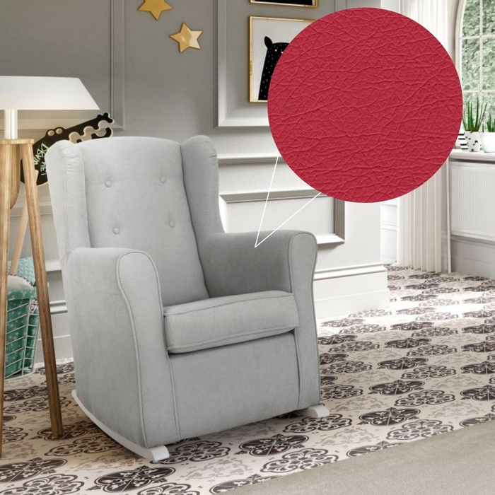 Sofá de Baloiço DC Dolce com Botões e Pés Baloiço White - Dream Concept - NP-37-DOLCE-BT-WH