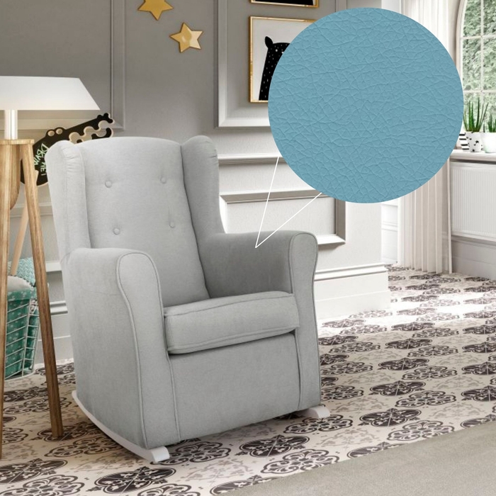 Sofá de Baloiço DC Dolce com Botões e Pés Baloiço White - Dream Concept - NP-38-DOLCE-BT-WH