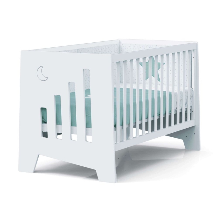 Berço Alondra Omni XL White 6 em 1 com Kit Co-Sleeping e Têxteis - Alondra - OMNIXL-K12-M7700-TX055