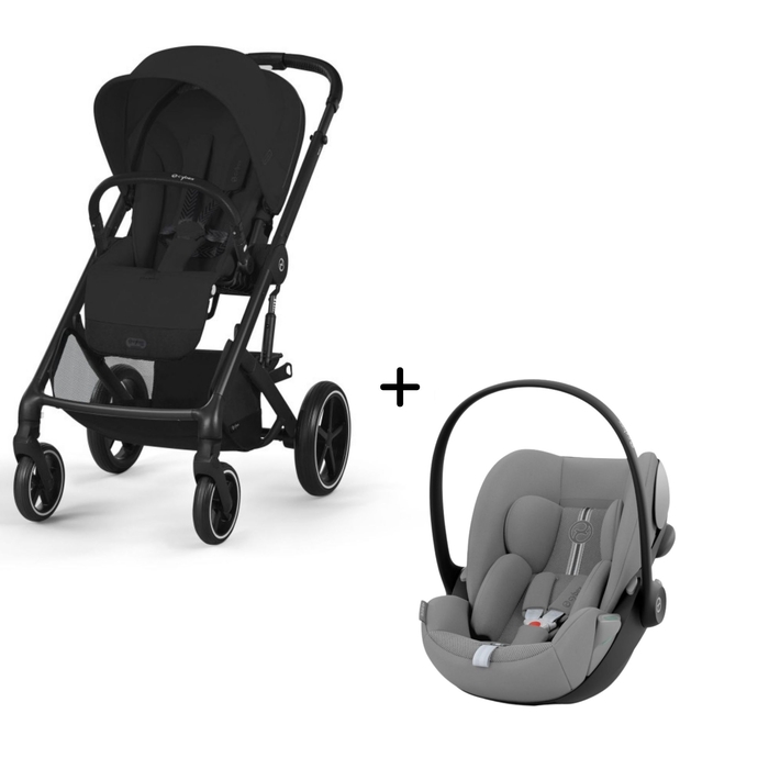 Carrinho de Bebé Balios S Lux Black e Babycoque Cloud G i-Size Plus Cybex - Cybex - PACKBALIOS003-002