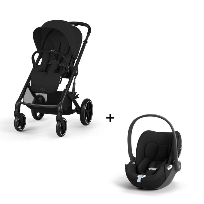 Carrinho de Bebé Balios S Lux Black e Babycoque Cloud T i-Size Cybex - Cybex - PACKBALIOS005-002