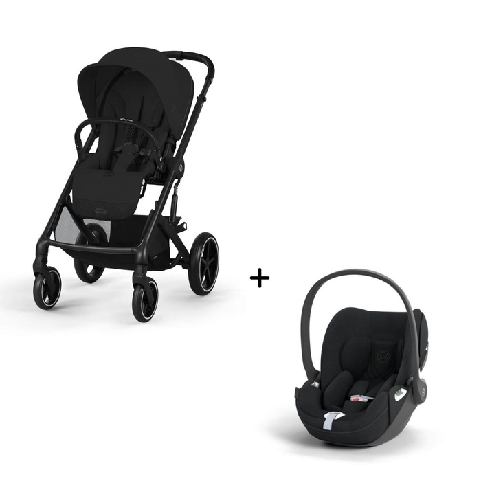 Carrinho de Bebé Balios S Lux Black e Babycoque Cloud T i-Size Plus Cybex - Cybex - PACKBALIOS007-002