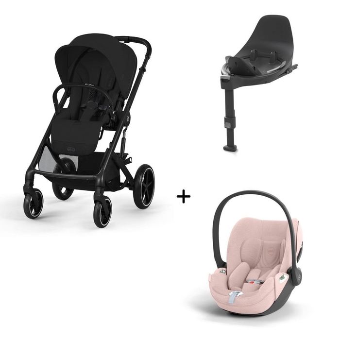 Carrinho de Bebé Balios S Lux Black, Babycoque Cloud T i-Size Plus e Base T Isofix i-Size Cybex - Cybex - PACKBALIOS008-004