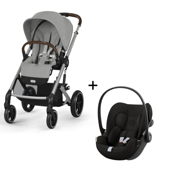 Carrinho de Bebé Balios S Lux Silver e Babycoque Cloud G i-Size Cybex - Cybex - PACKBALIOS009-003