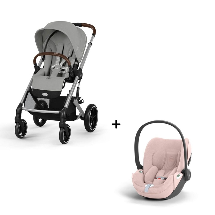 Carrinho de Bebé Balios S Lux Silver e Babycoque Cloud T i-Size Plus Cybex - Cybex - PACKBALIOS015-010