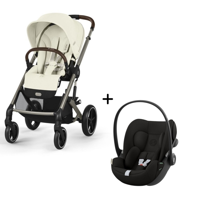 Carrinho de Bebé Balios S Lux Taupe e Babycoque Cloud G i-Size Cybex - Cybex - PACKBALIOS017-003