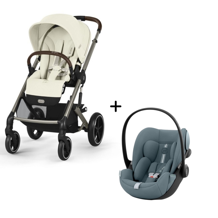 Carrinho de Bebé Balios S Lux Taupe e Babycoque Cloud G i-Size Plus Cybex - Cybex - PACKBALIOS019-009