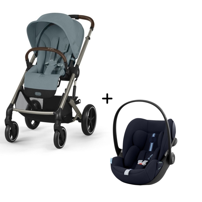 Carrinho de Bebé Balios S Lux Taupe e Babycoque Cloud G i-Size Plus Cybex - Cybex - PACKBALIOS019-013