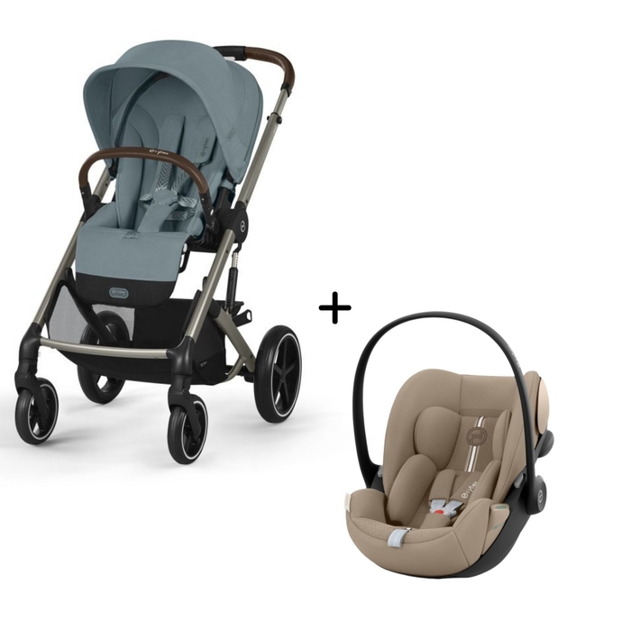 Carrinho de Bebé Balios S Lux Taupe e Babycoque Cloud G i-Size Plus Cybex - Cybex - PACKBALIOS019-015