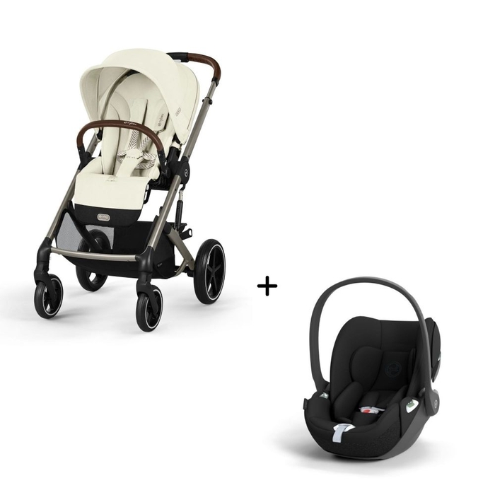 Carrinho de Bebé Balios S Lux Taupe e Babycoque Cloud T i-Size Cybex - Cybex - PACKBALIOS021-004