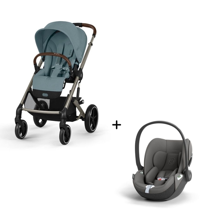 Carrinho de Bebé Balios S Lux Taupe e Babycoque Cloud T i-Size Cybex - Cybex - PACKBALIOS021-005