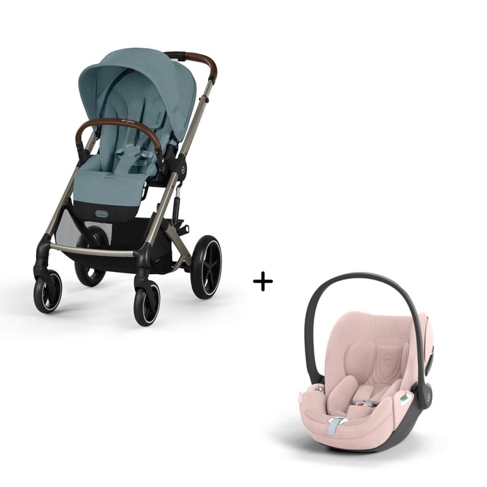 Carrinho de Bebé Balios S Lux Taupe e Babycoque Cloud T i-Size Plus Cybex - Cybex - PACKBALIOS023-016