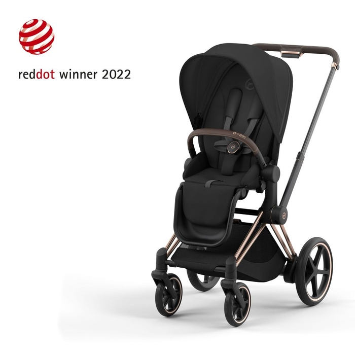 Carrinho de Bebé Cybex e-Priam Rosegold - Cybex - PACKEPRIAM006-001