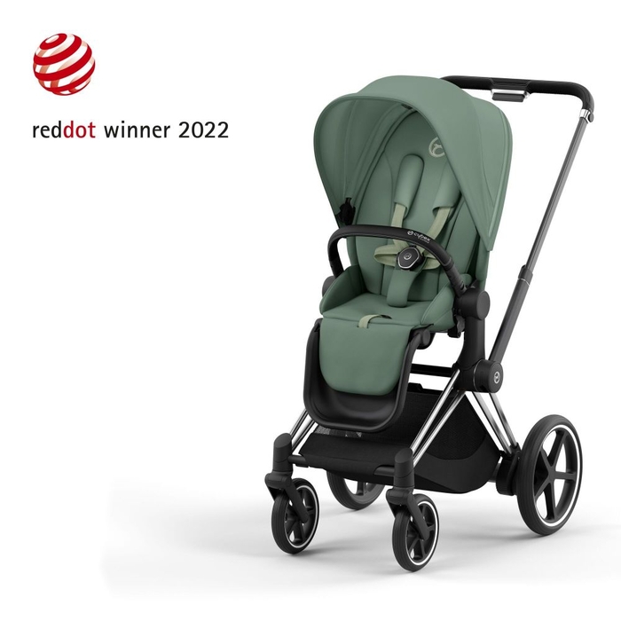 Carrinho de Bebé Cybex e-Priam Chrome Black - Cybex - PACKEPRIAM007-006