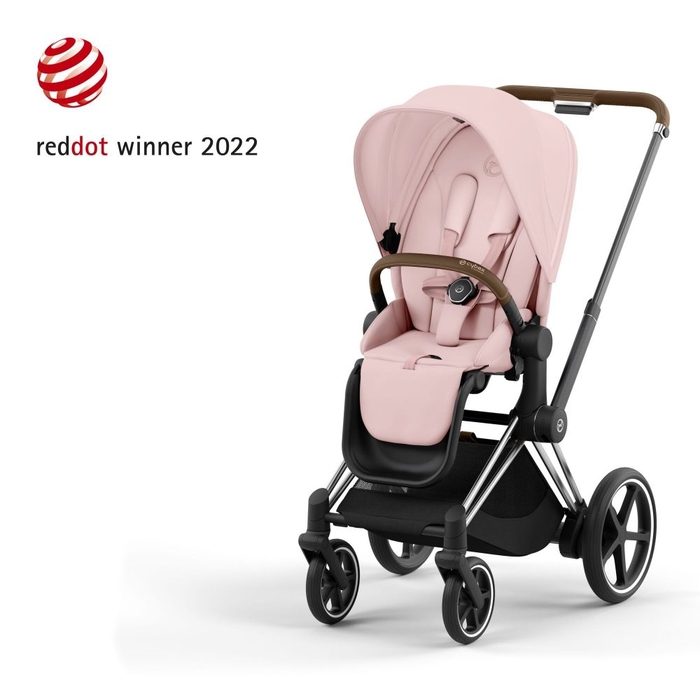 Carrinho de Bebé Cybex e-Priam Chrome Brown - Cybex - PACKEPRIAM008-004