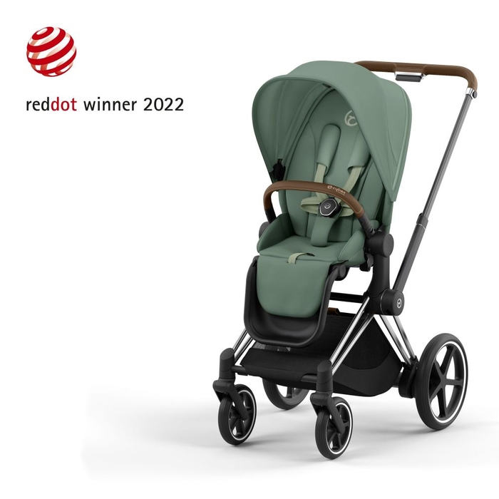 Carrinho de Bebé Cybex e-Priam Chrome Brown - Cybex - PACKEPRIAM008-006