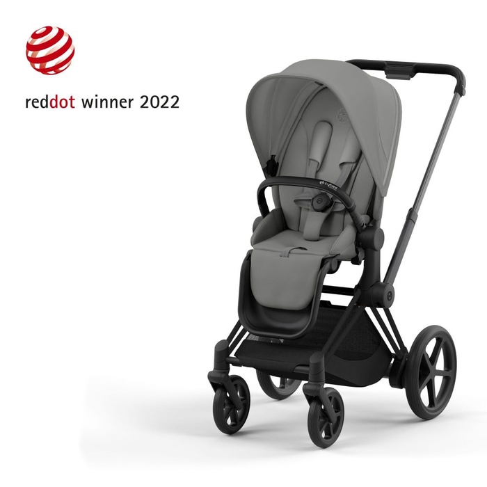 Carrinho de Bebé Cybex e-Priam Matt Black - Cybex - PACKEPRIAM009-002