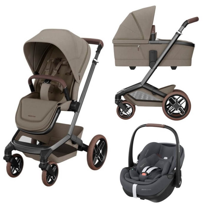 Carrinho de Bebé Maxi-Cosi Fame, Alcofa e Pebble 360 Pro 2 - Maxi-Cosi - PACKFAME001-004