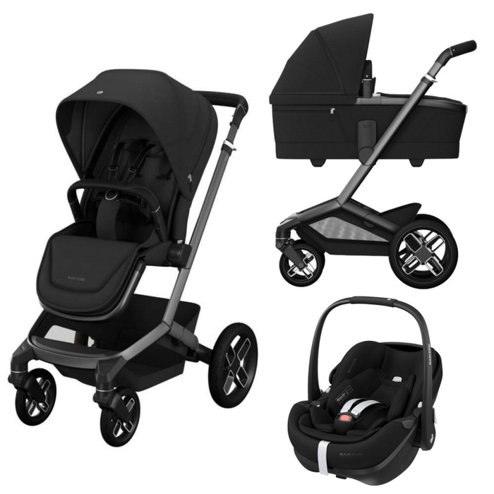 Carrinho de Bebé Maxi-Cosi Fame, Alcofa e Pebble 360 Pro 2 - Maxi-Cosi - PACKFAME001-005