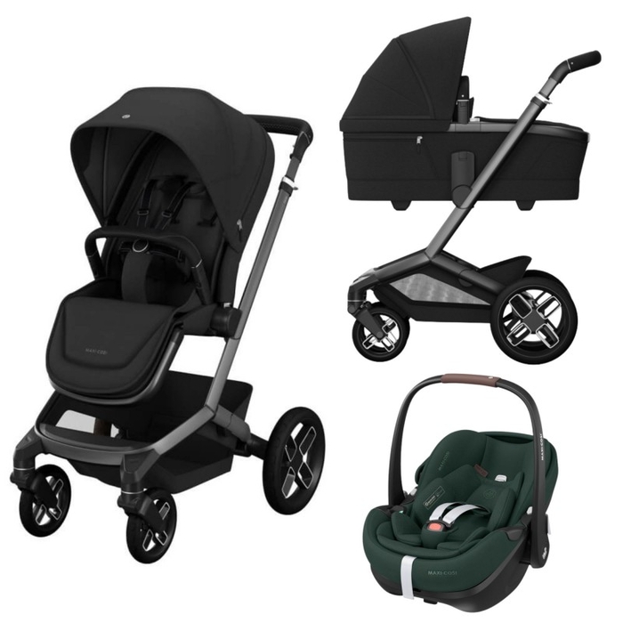 Carrinho de Bebé Maxi-Cosi Fame, Alcofa e Pebble 360 Pro 2 - Maxi-Cosi - PACKFAME001-007