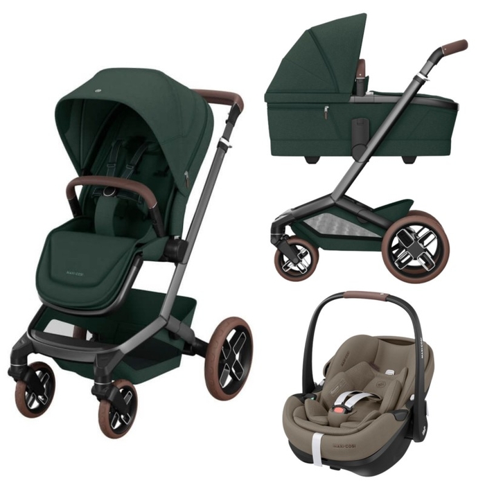 Carrinho de Bebé Maxi-Cosi Fame, Alcofa e Pebble 360 Pro 2 - Maxi-Cosi - PACKFAME001-014