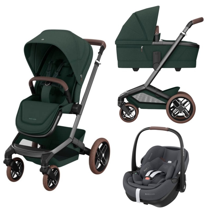 Carrinho de Bebé Maxi-Cosi Fame, Alcofa e Pebble 360 Pro 2 - Maxi-Cosi - PACKFAME001-016