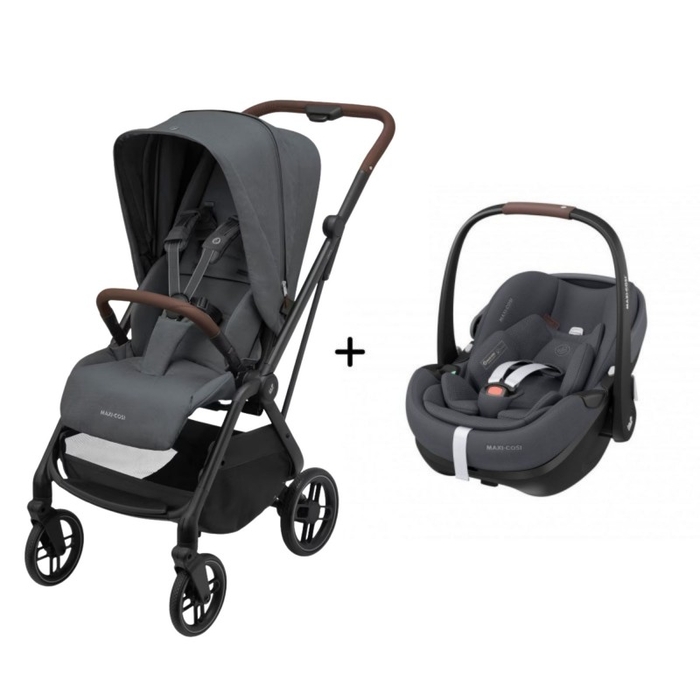 Carrinho de Bebé Leona 2 com Pebble 360 Pro 2 Maxi-Cosi - Maxi-Cosi - PACKLEONA003-007