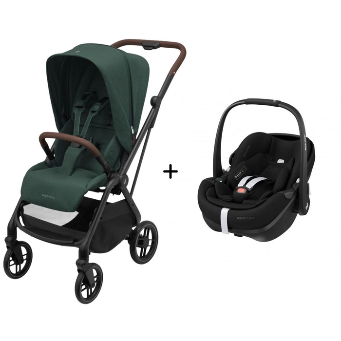 Carrinho de Bebé Leona 2 com Pebble 360 Pro 2 Maxi-Cosi - Maxi-Cosi - PACKLEONA003-009